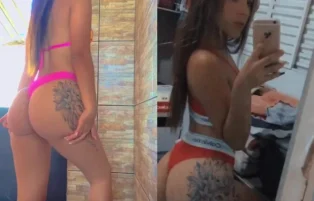 Na Frente do Espelho, a Novinha Isah Reis se Exibe sem Vergonha – Onlyfans Amador