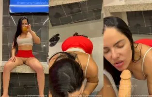 @RamonyMuniz Devorando a Rola de Brinquedo Pelada